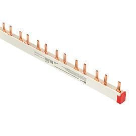 Шина соединительная типа PIN для двухфазной нагрузки 63А 54 модуля (pin-02-63) EKF от поставщика КабельСпецСтрой