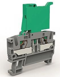 Клемма с держателем предохранителя на 4 кв.мм ZEFF400BL DKC от поставщика КабельСпецСтрой