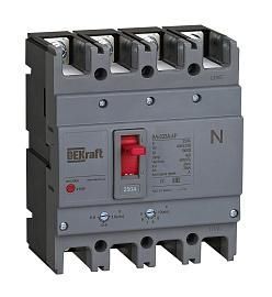 Выключатель автоматический 160A 4П четырехполюсный ВА-333А 35кА 28125DEK DEKraft от поставщика КабельСпецСтрой