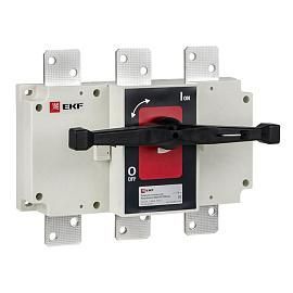 Рубильник-выключатель 1000A 3P c рукояткой управления для прямой установки PowerSwitch psds-1000-3 EKF PROxima от поставщика КабельСпецСтрой