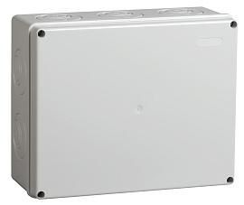 Коробка КМ41272 распаячная для о/п 240х195х90 мм IP55 (RAL7035, кабельные вводы 5 шт) от поставщика КабельСпецСтрой